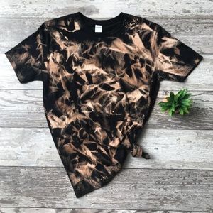 Black Reverse Tie Dye Unisex